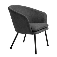 Load image into Gallery viewer, Modern and comfortable small armchair in fabric - DIXIER

