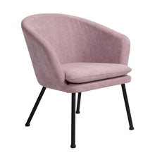 Load image into Gallery viewer, Modern and comfortable small armchair in fabric - DIXIER
