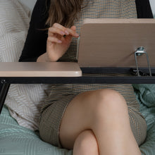 Load image into Gallery viewer, MAMIE Foldable Wooden Laptop Stand - HomyCasa
