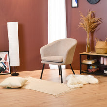 Load image into Gallery viewer, Modern and comfortable small armchair in fabric - DIXIER
