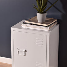 Load image into Gallery viewer, Storage Cabinet Home Living Bedroom Metal Cabinet Night Stand GRAVES SOLO - HomyCasa
