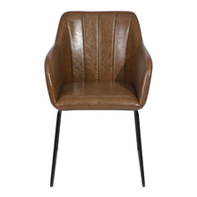 Load image into Gallery viewer, Modern and original dining chair in faux leather - DUKE
