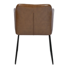 Load image into Gallery viewer, Modern and original dining chair in faux leather - DUKE
