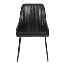 Load image into Gallery viewer, Modern and original dining chair in faux leather - DUKE
