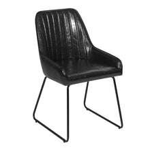 Load image into Gallery viewer, Modern and original dining chair in faux leather - DUKE
