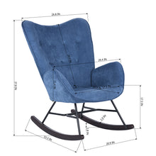 Load image into Gallery viewer, EPPING Modern Rocking Fabric Armchair- HomyCasa
