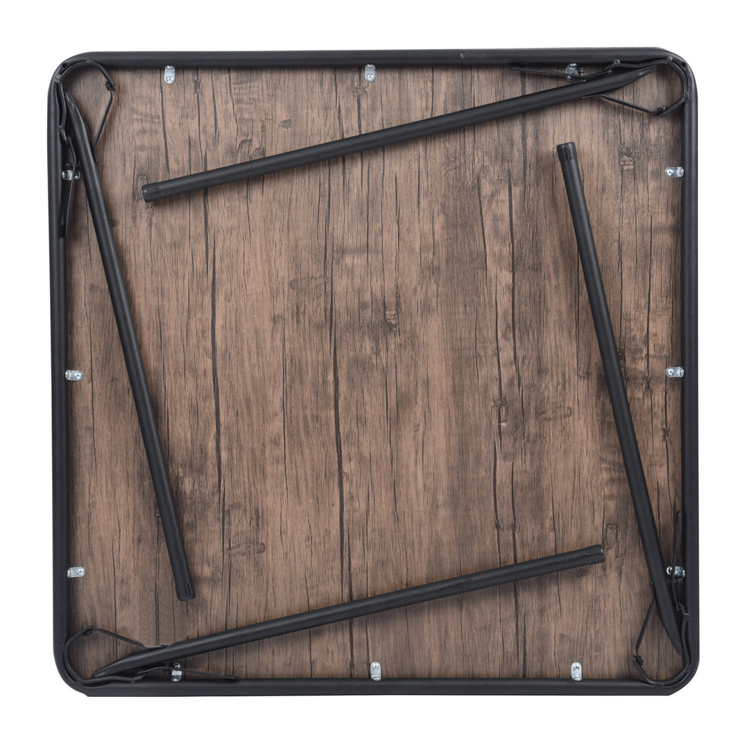 HomyCasa Fern Square 33.7 In Folding Dining Table - HomyCasa