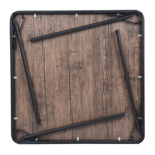 HomyCasa Fern Square 33.7 In Folding Dining Table - HomyCasa