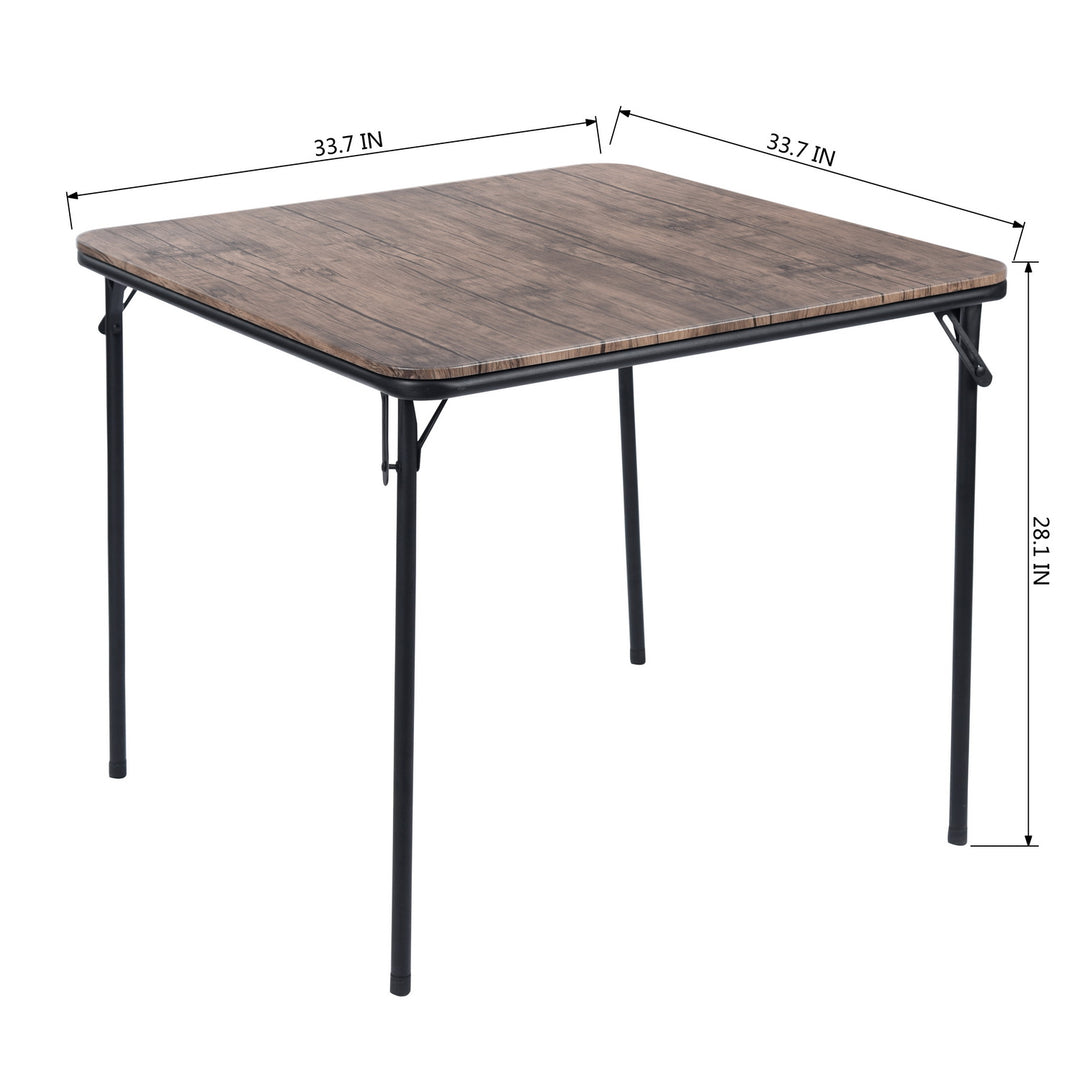 HomyCasa Fern Square 33.7 In Folding Dining Table - HomyCasa