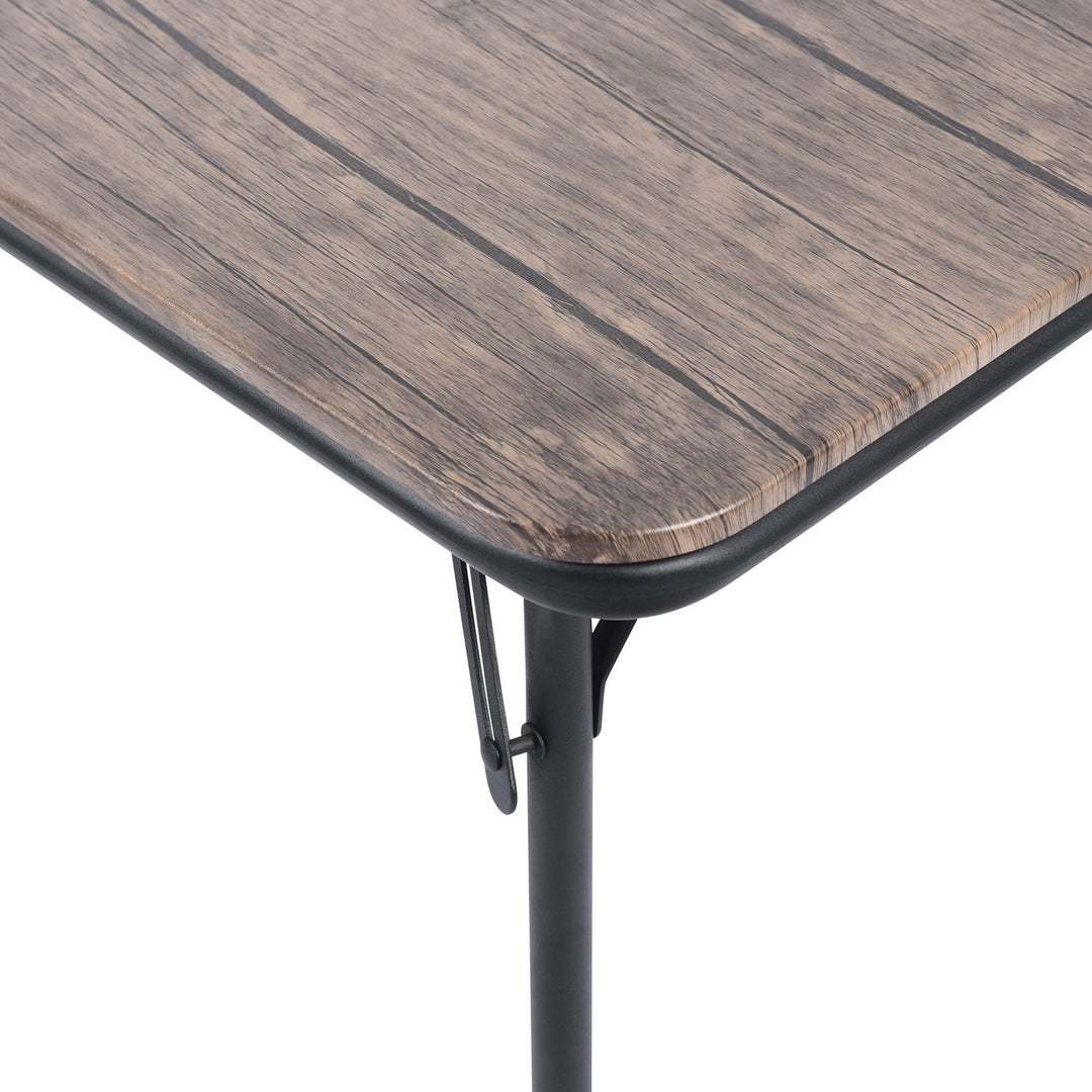 HomyCasa Fern Square 33.7 In Folding Dining Table - HomyCasa