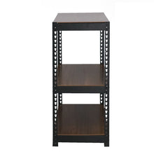Load image into Gallery viewer, Brown Metal Standard Bookcase 2-Layers Shelves GALAHAD - HomyCasa
