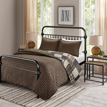 Load image into Gallery viewer, HomyCasa Black/White Modern Metal Bed - 3 Size: Full/Queen/Twin
