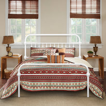 Load image into Gallery viewer, HomyCasa Black/White Modern Metal Bed - 3 Size: Full/Queen/Twin
