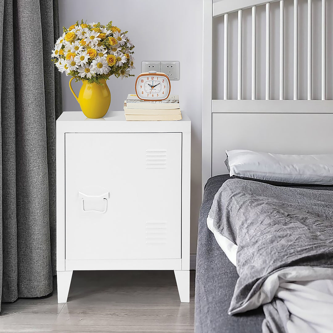 Graves Metal Storage Cabinet forLiving and Bedroom - HOMY CASA