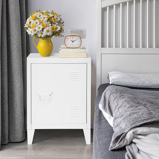 Graves Metal Storage Cabinet forLiving and Bedroom - HOMY CASA