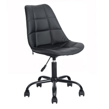 Load image into Gallery viewer, HomyCasa Home Office Chair Task Chair Height Adjustable Swivel Faux Leather Seat
