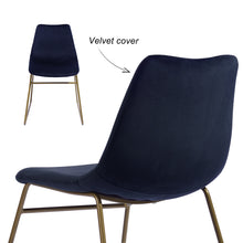 Load image into Gallery viewer, Modern &amp; Comfortable Velvet Dining Chairs（Set of 2）- Homy Casa
