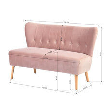 Load image into Gallery viewer, 47&#39; Armless Loveseat
