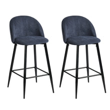 Load image into Gallery viewer, 26&quot; Upholstered Counter Height Bar Stool Bar Chairs Set of 2
