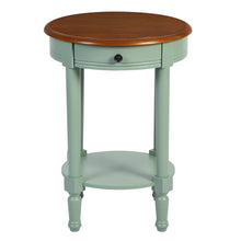 Load image into Gallery viewer, 27&#39; Tall Solid Wood End Table with Storage
