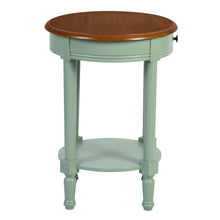 Load image into Gallery viewer, 27&#39; Tall Solid Wood End Table with Storage
