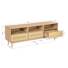 Load image into Gallery viewer, Solid Wood TV Stand for TVs up to 65&#39;
