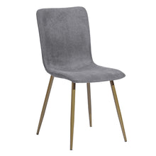 Load image into Gallery viewer, Modren Dining Chairs Set of 4,with Fabric Seat &amp; Back with Golden Legs for Dining Room
