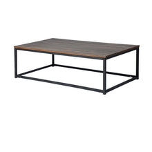 Load image into Gallery viewer, Modern long coffee table with metal frame - FACTO
