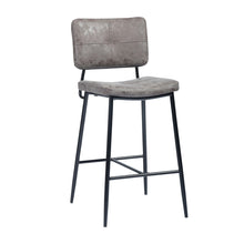 Load image into Gallery viewer, INDEPENDENCE Mid-Century Modern Faux Leather Barstools(Set of 2)-HomyCasa
