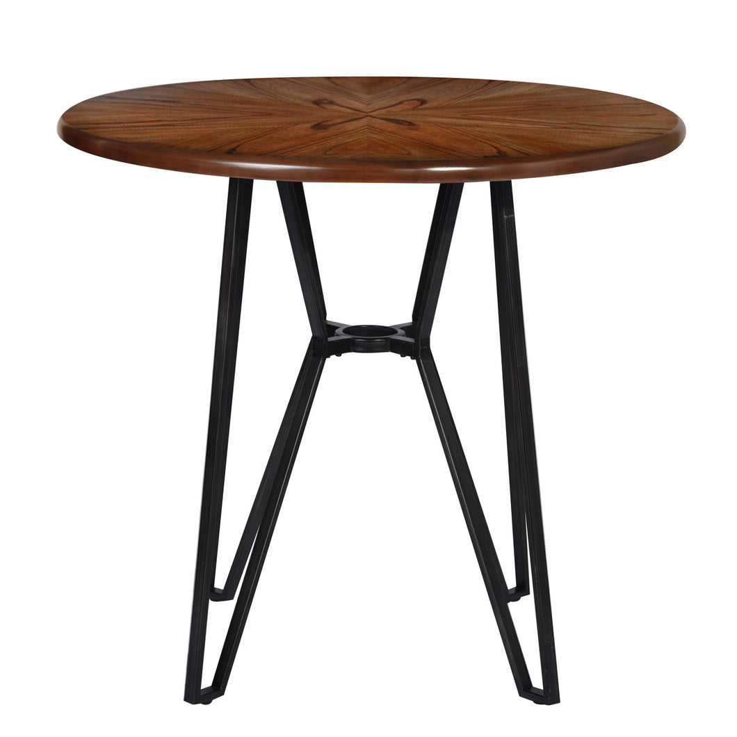 IRIZO American Industrial Wooden Bistro Table-HomyCasa