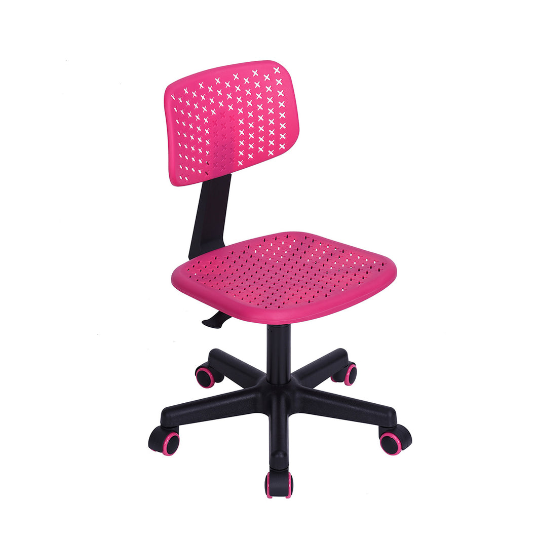 Coloured office chair on castors with adjustable height - IWC