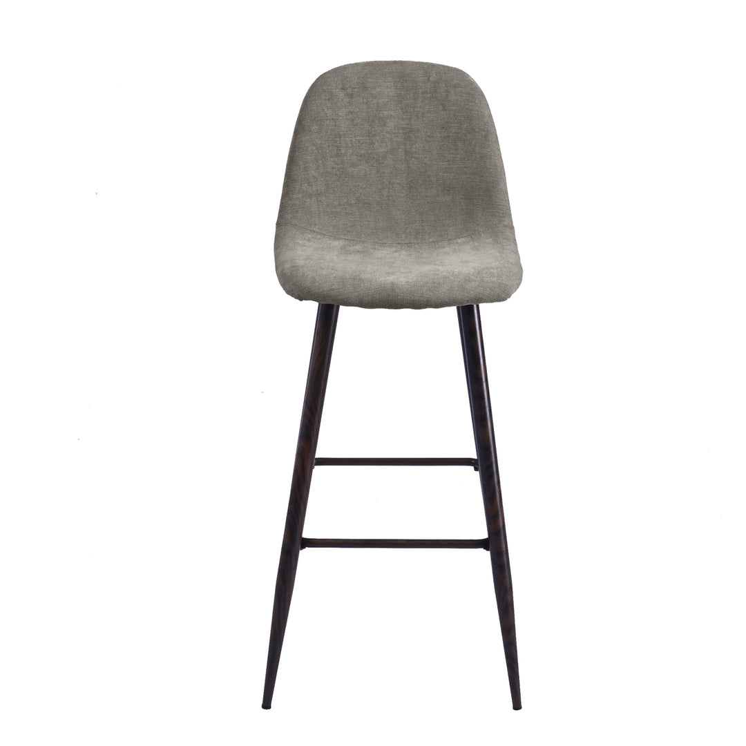 Charlton 30" Upholstered Bar Stools with Back Bar Chair Set of 2-HOMY CASA
