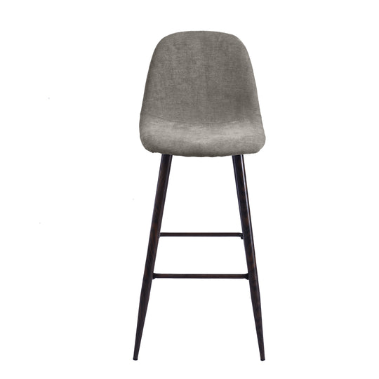 Charlton 30" Upholstered Bar Stools with Back Bar Chair Set of 2-HOMY CASA
