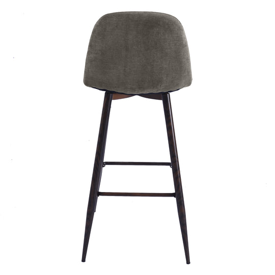 Charlton 30" Upholstered Bar Stools with Back Bar Chair Set of 2-HOMY CASA