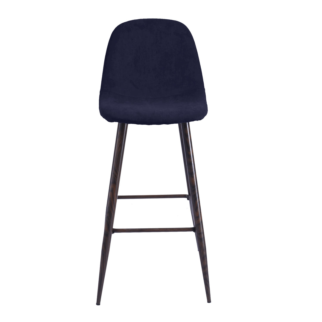 Charlton 30" Upholstered Bar Stools with Back Bar Chair Set of 2-HOMY CASA