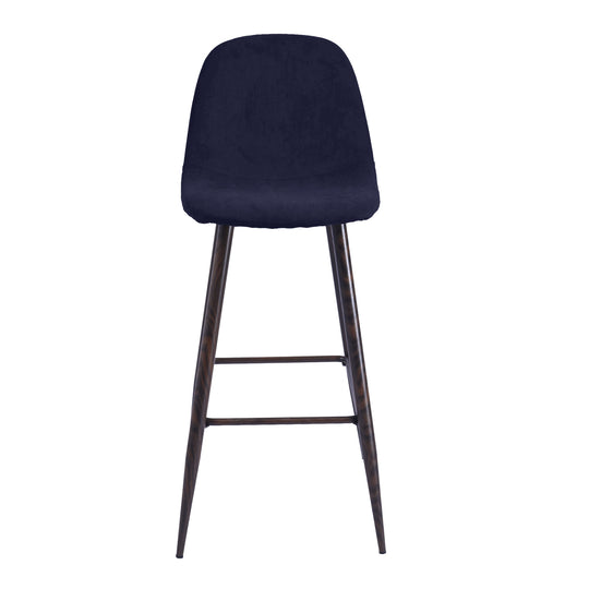 Charlton 30" Upholstered Bar Stools with Back Bar Chair Set of 2-HOMY CASA
