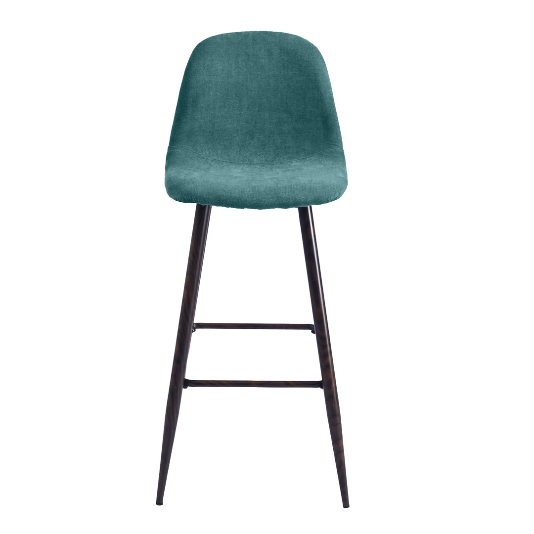 Charlton 30" Upholstered Bar Stools with Back Bar Chair Set of 2-HOMY CASA
