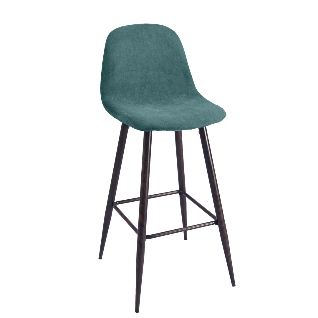 Charlton 30" Upholstered Bar Stools with Back Bar Chair Set of 2-HOMY CASA