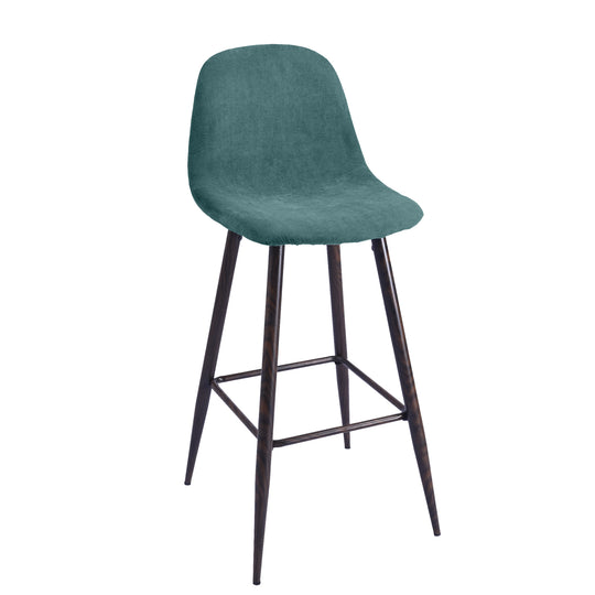 Charlton 30" Upholstered Bar Stools with Back Bar Chair Set of 2-HOMY CASA