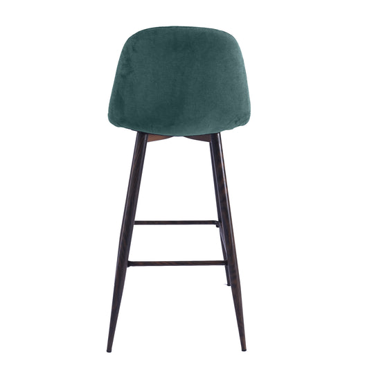 Charlton 30" Upholstered Bar Stools with Back Bar Chair Set of 2-HOMY CASA