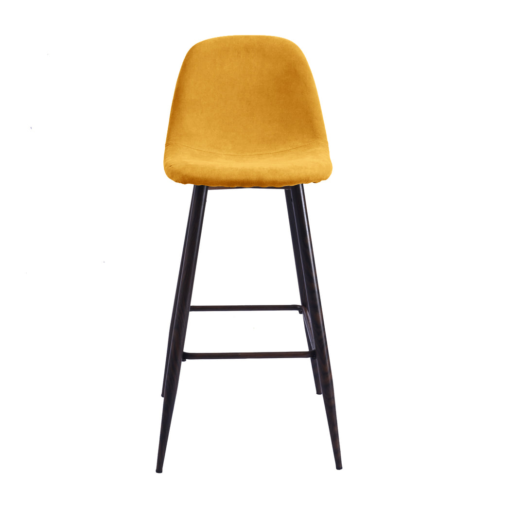 Charlton 30" Upholstered Bar Stools with Back Bar Chair Set of 2-HOMY CASA