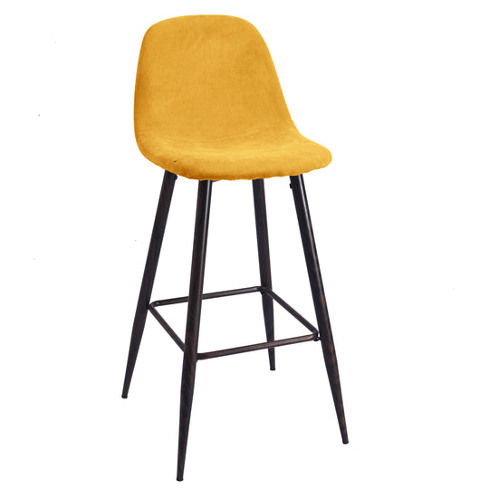 Charlton 30" Upholstered Bar Stools with Back Bar Chair Set of 2-HOMY CASA
