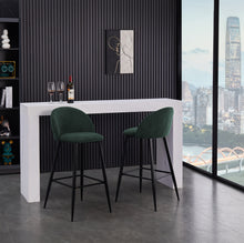 Load image into Gallery viewer, 26&quot; Upholstered Counter Height Bar Stool Bar Chairs Set of 2
