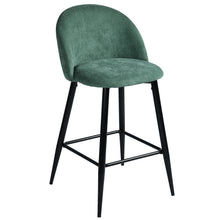 Load image into Gallery viewer, 26&quot; Upholstered Counter Height Bar Stool Bar Chairs Set of 2
