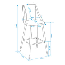 Load image into Gallery viewer, Counter &amp; Bar Stool Stool (Set of 2)
