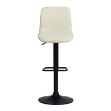 Load image into Gallery viewer, Modern Beige PP seat and back Metal footrest height adjustable Barstool
