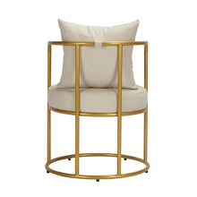 Load image into Gallery viewer, Living Room fabric Golden metal frame Leisure Chair Armchair- Homycasa
