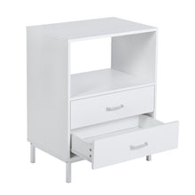 Load image into Gallery viewer, 30.0&#39; Tall 2 - Drawer Nightstand in White
