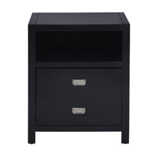 Load image into Gallery viewer, Modern Bedroom Nightstand Solid Wood Organizer Side End Table with 1-Drawer Storage Cabinet LORALIE
