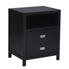 Load image into Gallery viewer, Modern Bedroom Nightstand Solid Wood Organizer Side End Table with 1-Drawer Storage Cabinet LORALIE
